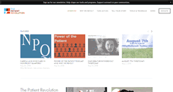 Desktop Screenshot of patientrevolution.org