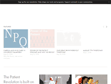Tablet Screenshot of patientrevolution.org